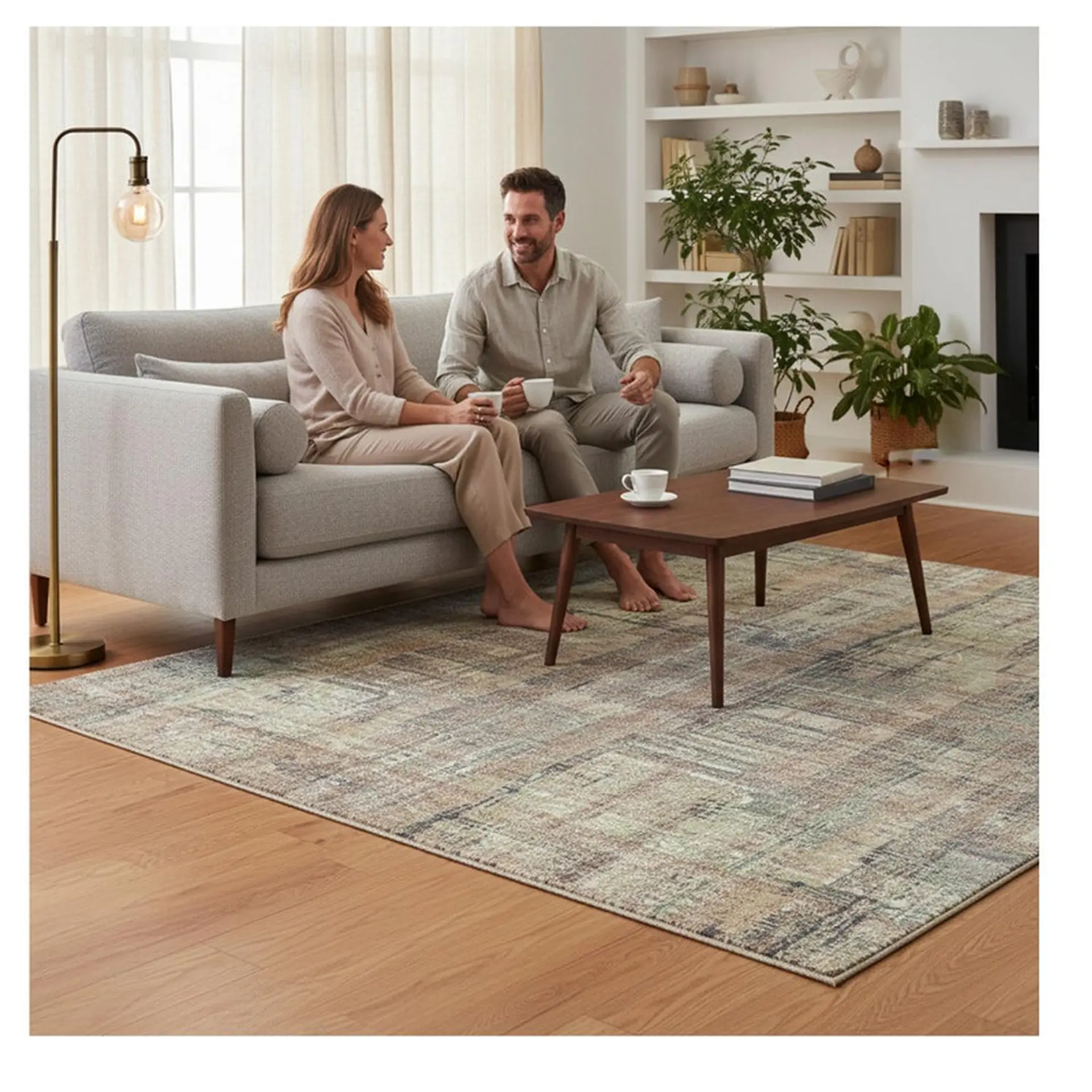 Alfombra Living Estampada 120x160 cm Burano 3