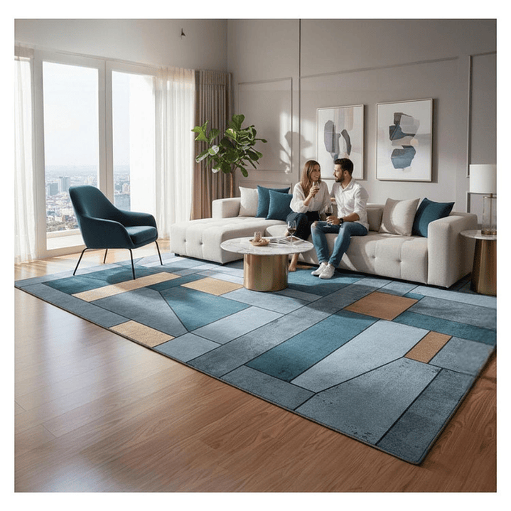 Alfombra Living Sala Estar 120x160 cm San Remo 2