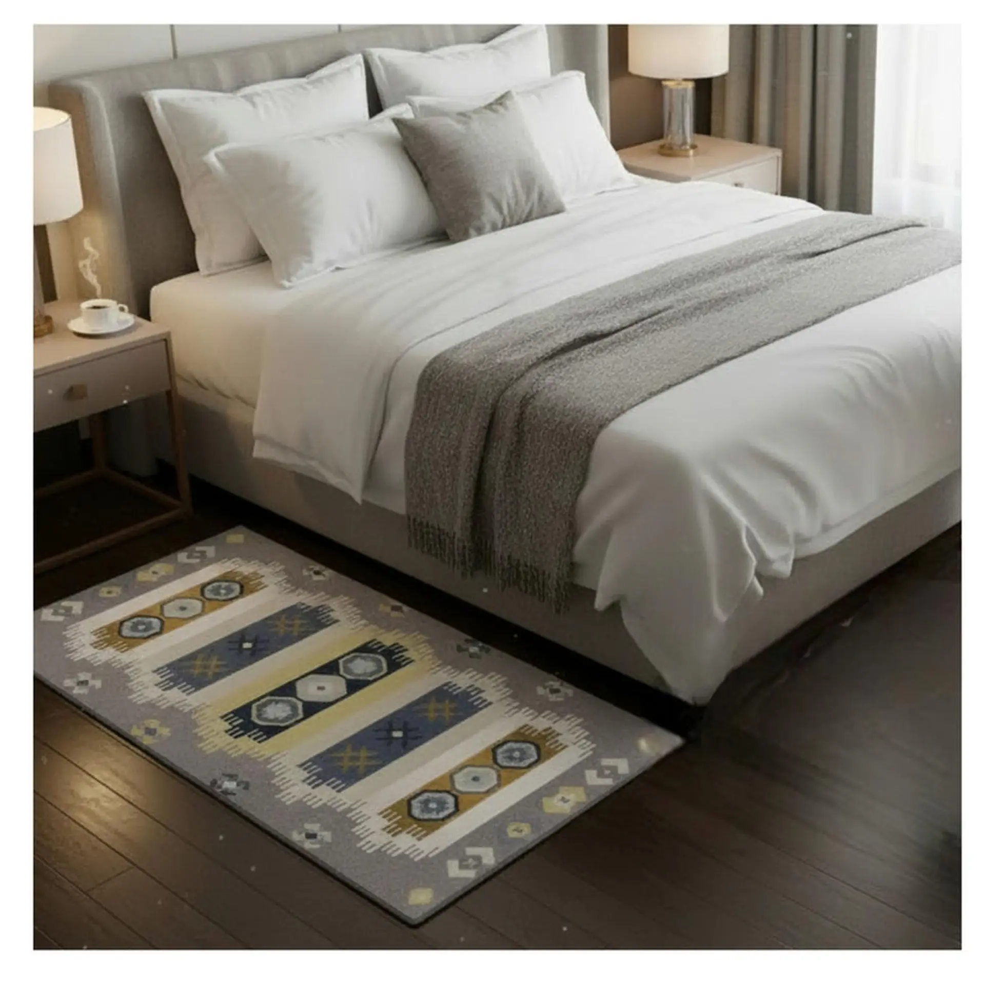 Alfombra Bajada Cama Estampada 60x100 cm Toledo 2