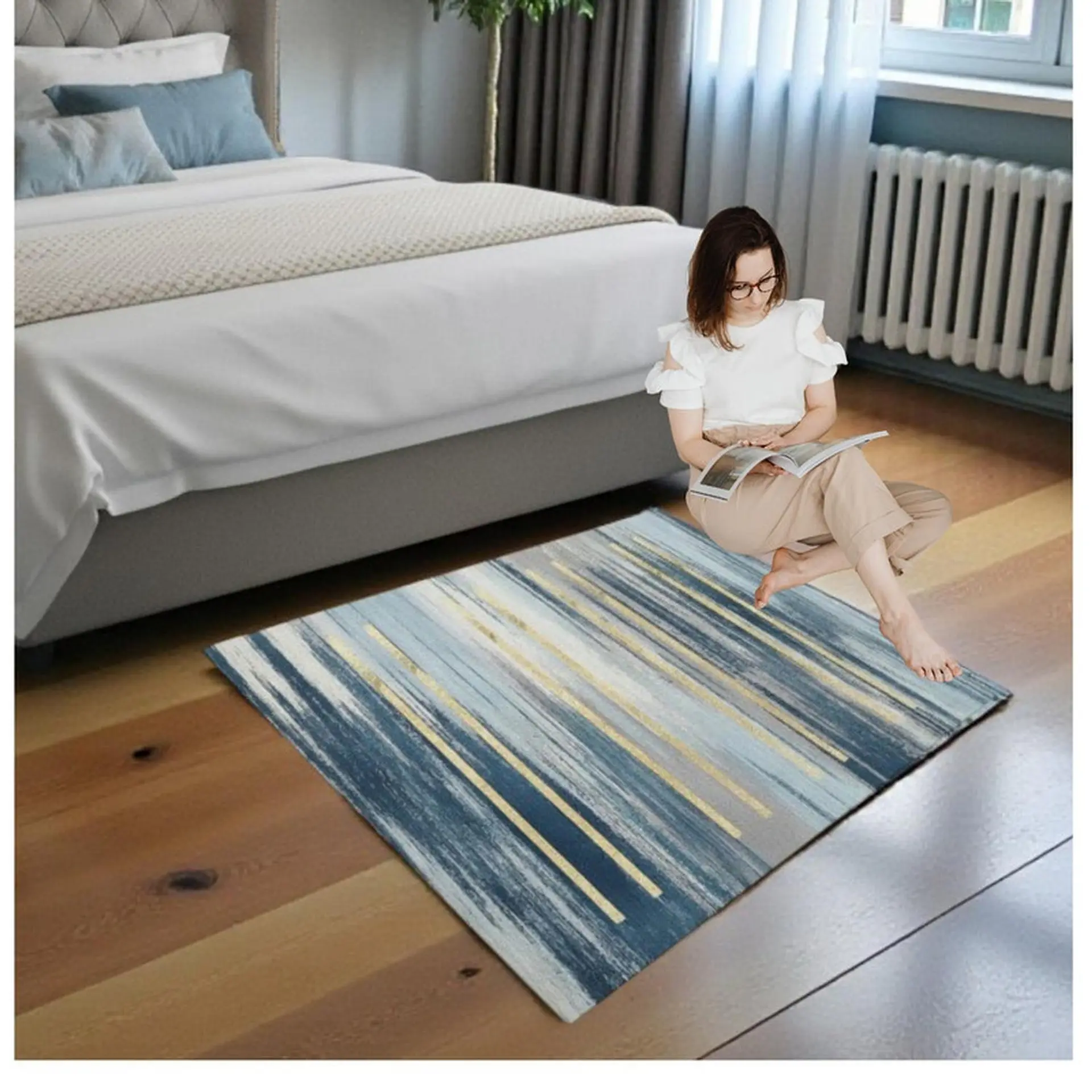 Alfombra Bajada Cama Estampada 60x100 cm Zaragoza 3