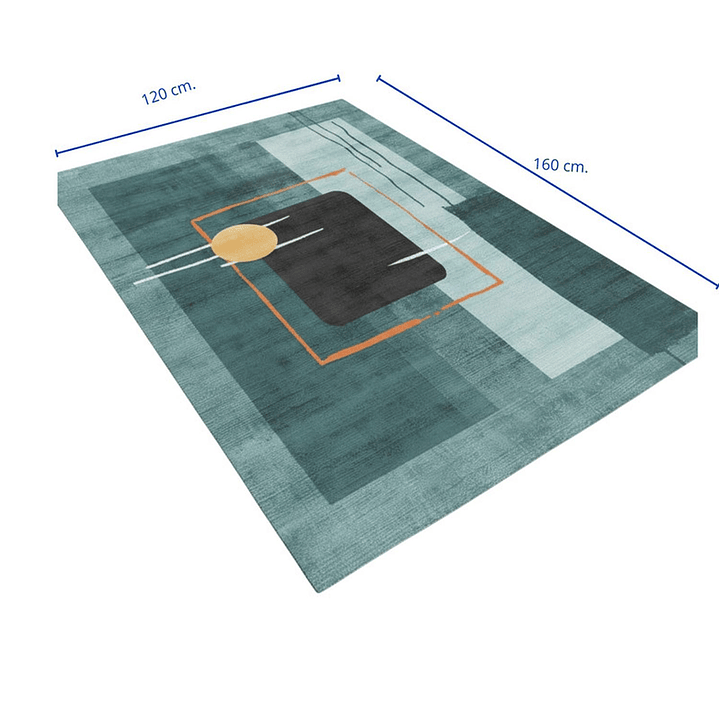 Alfombra Living Sala Estar 120x160 cm Milano 4
