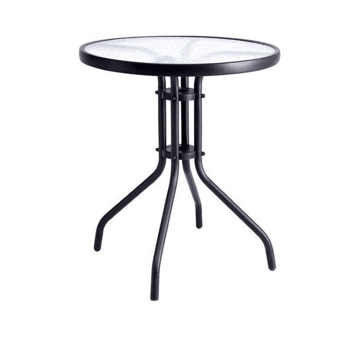 Juego De Terraza De Balcón Comedor Mesa Redonda Emma 4 Sillas 9