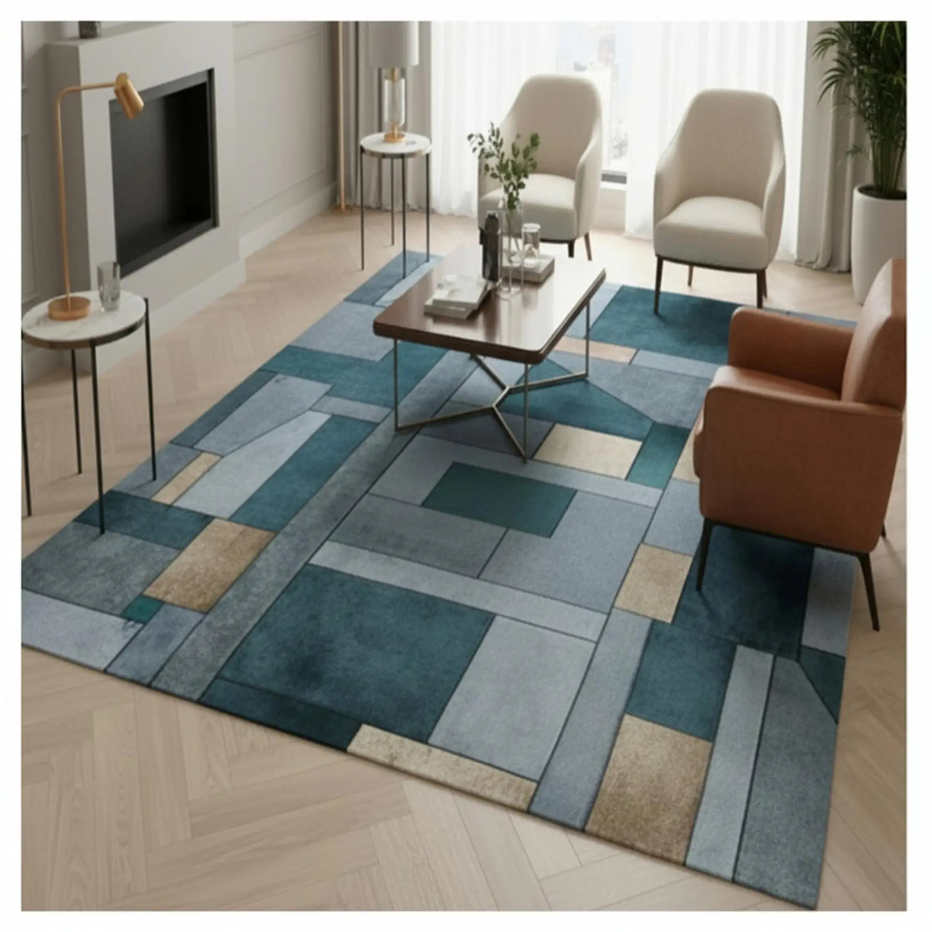 Alfombra Living Estampada 120x160 cm San Remo 3