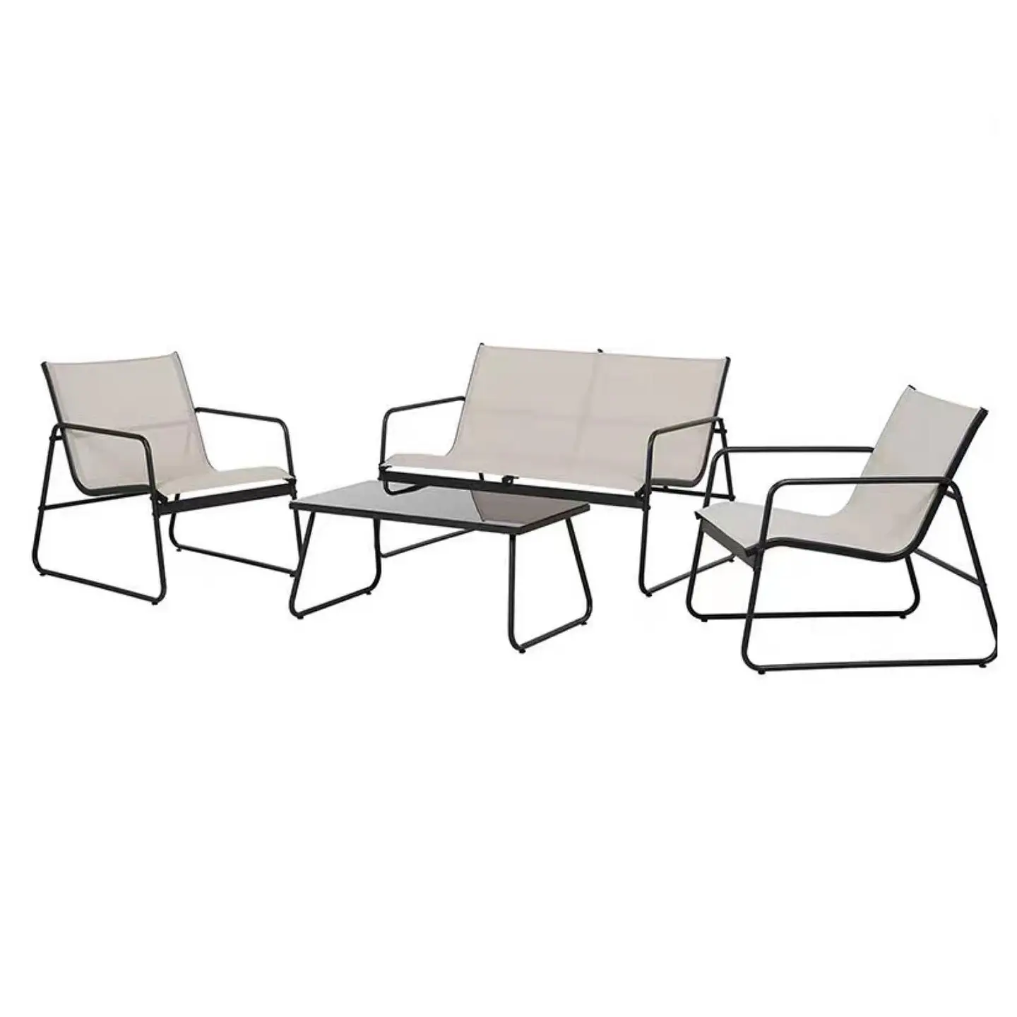 Juego De Terraza Living Malla Saint Andrew 4 Piezas Exterior 10