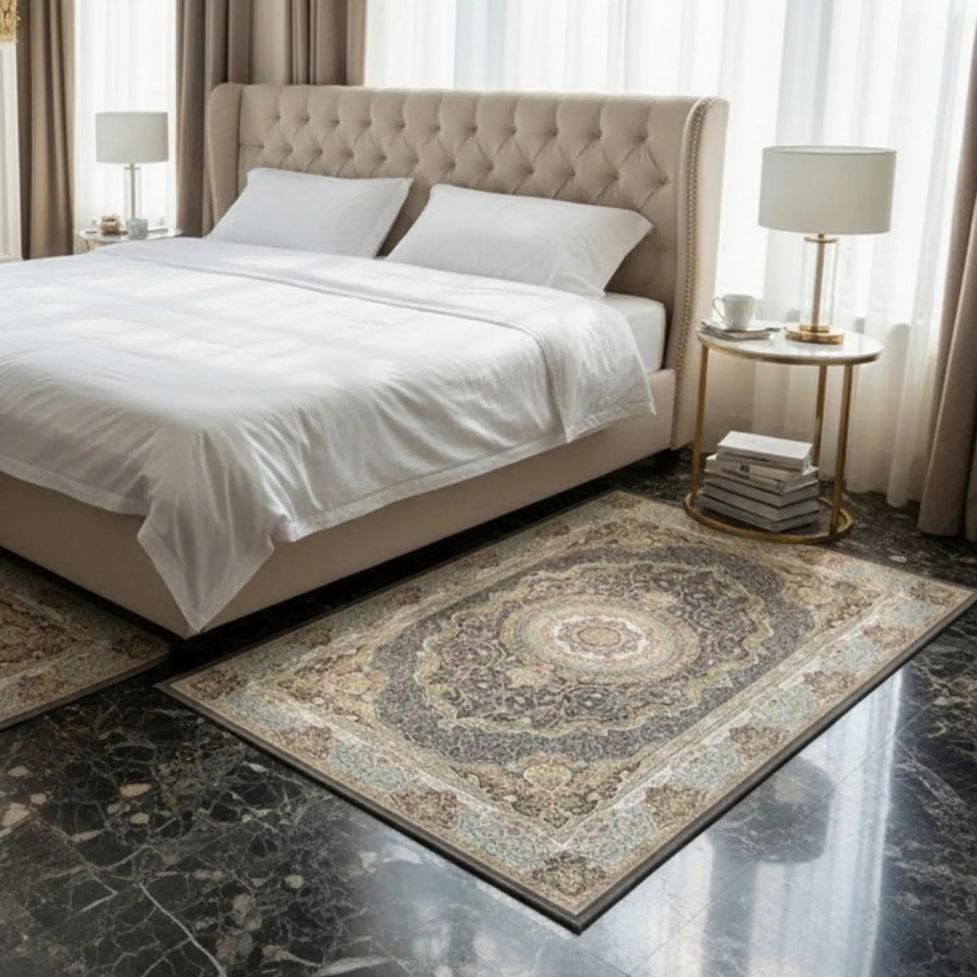 Alfombra Bajada Cama Estampada 60x100 cm Alicante 1