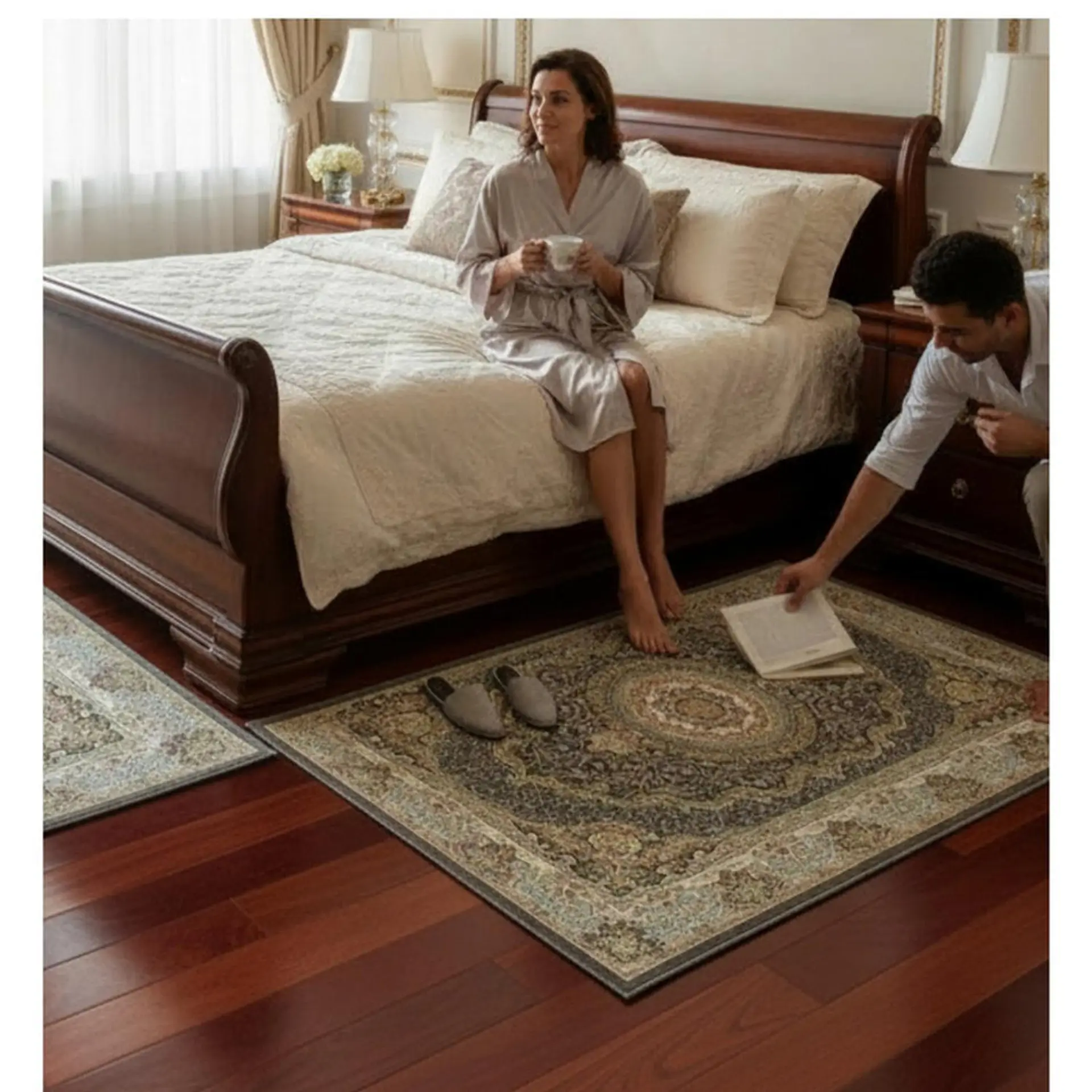 Alfombra Bajada Cama Estampada 60x100 cm Alicante 2