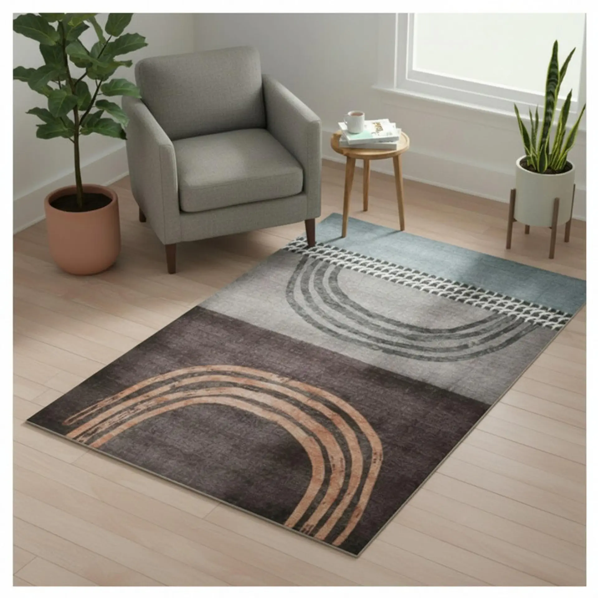 Alfombra Living Estampada 120x160 cm Altomonte 1