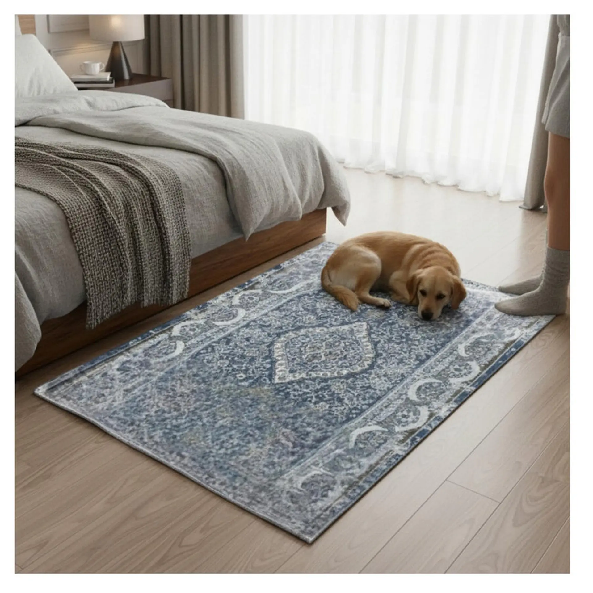 Alfombra Bajada Cama Estampada 60x100 cm Jerez 1