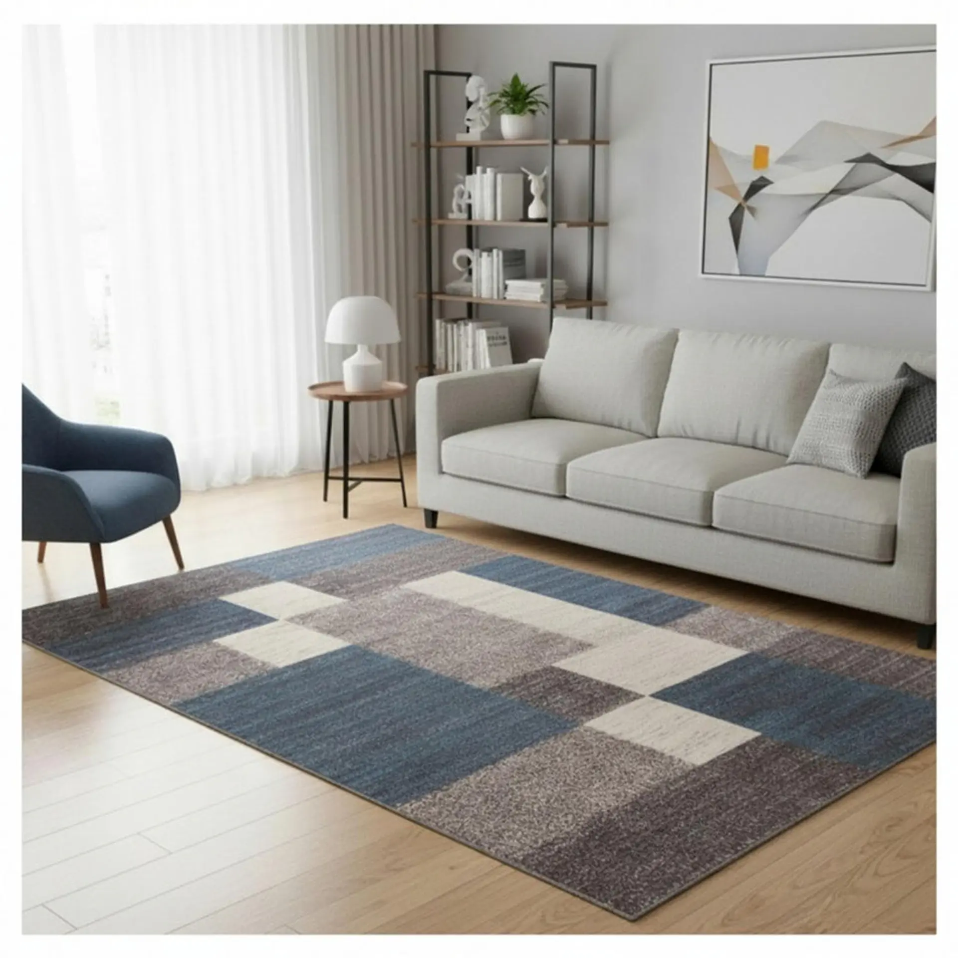 Alfombra Living Estampada 120x160 cm Bosca 1