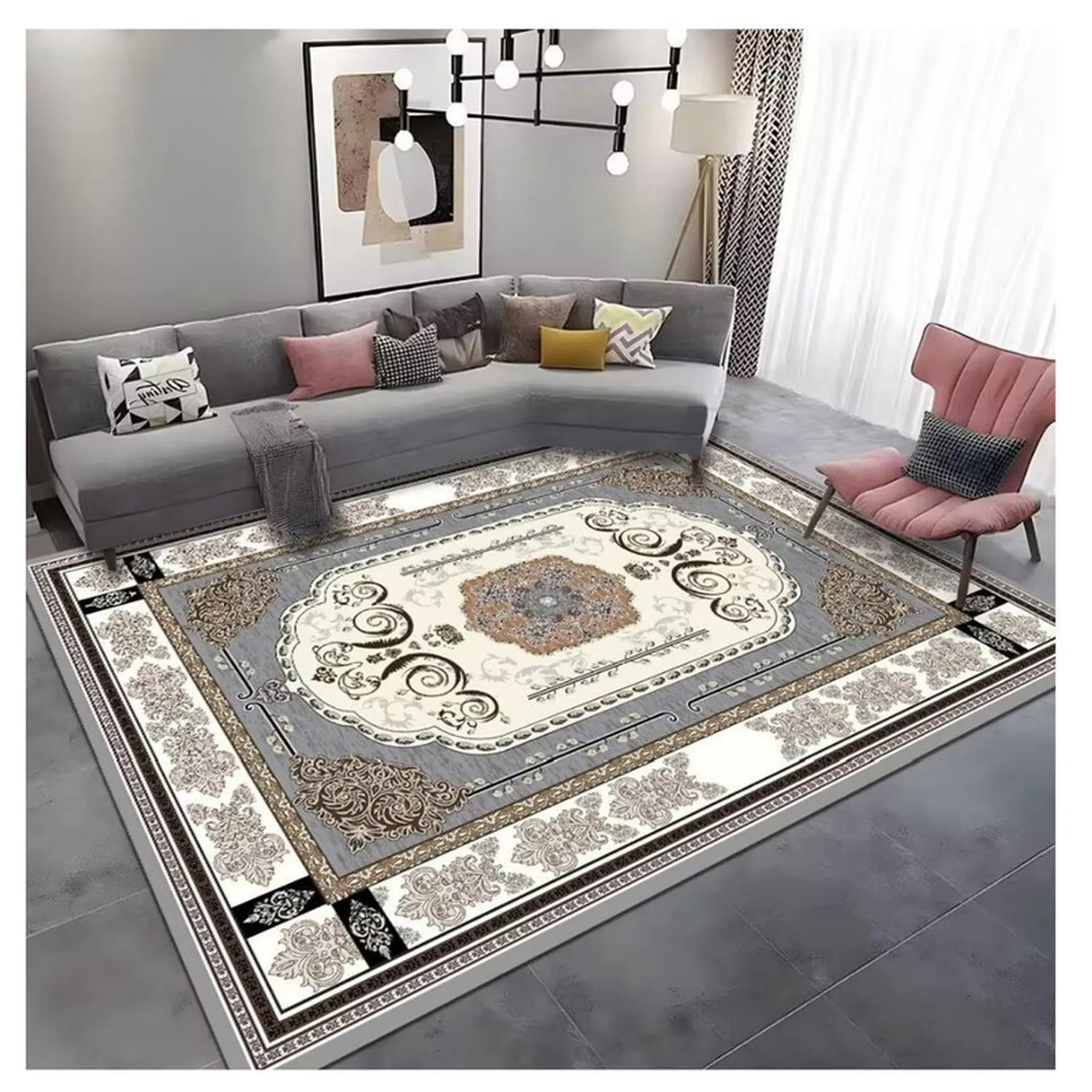 Alfombra Living Grande Estampada 150x200 cm Canakkale 2
