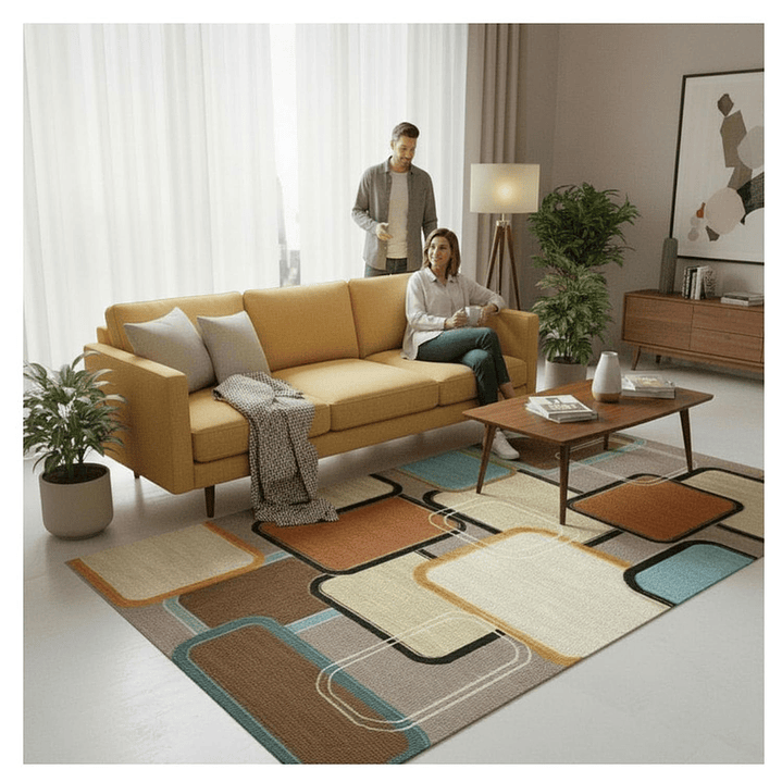 Alfombra Living Sala Estar 120x160 cm Lido 3