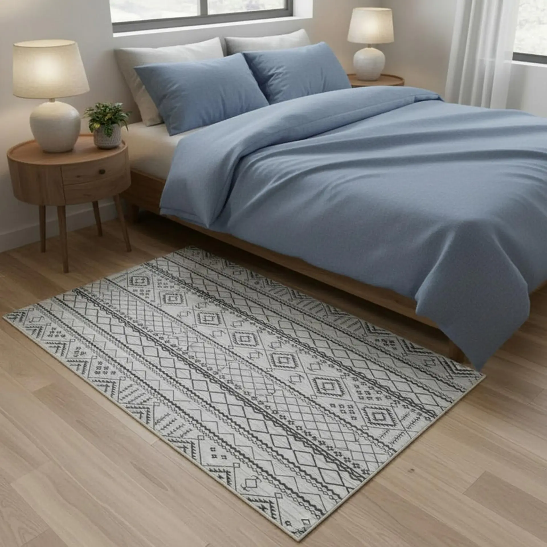 Alfombra Bajada Cama Estampada 60x100 cm Valencia 1