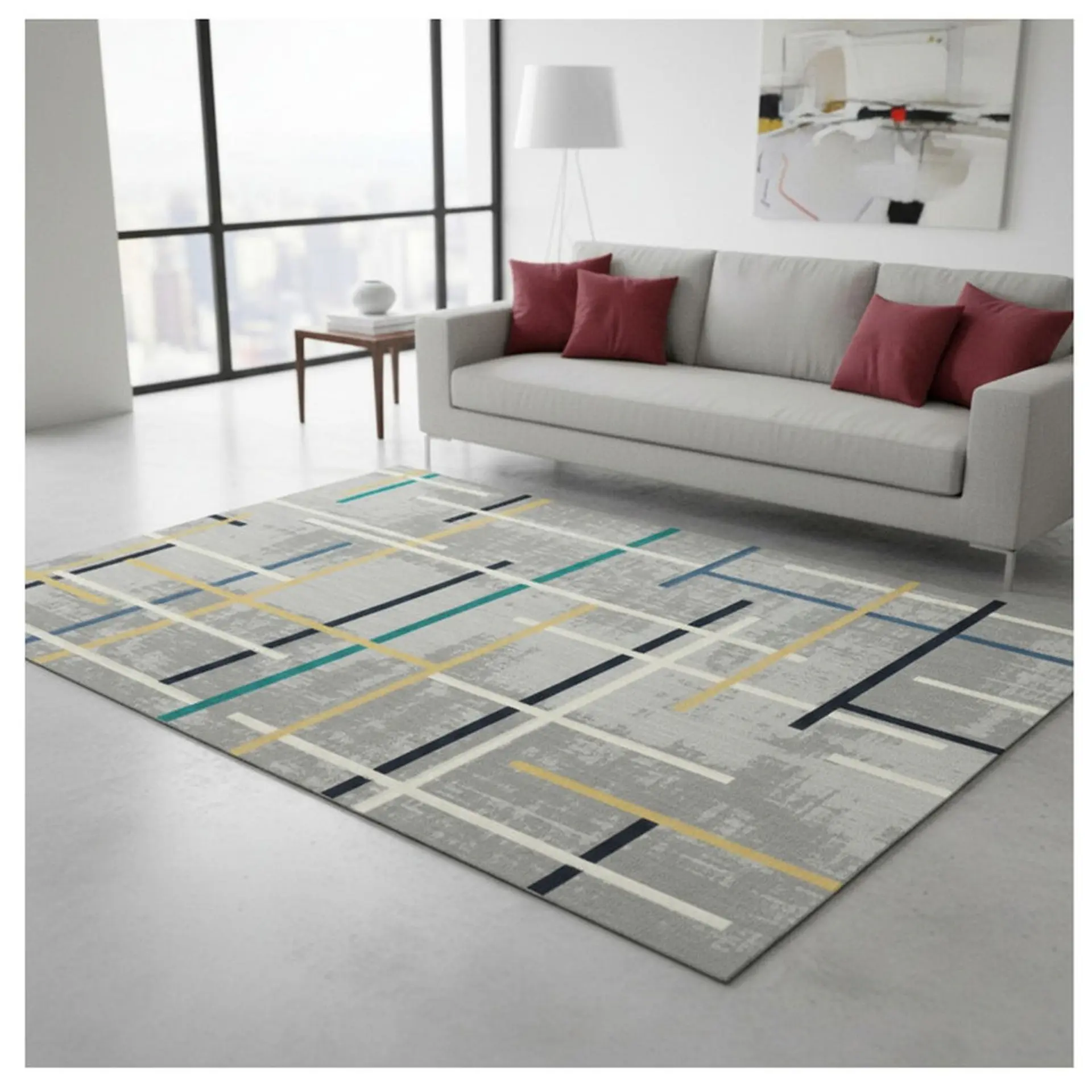 Alfombra Living Estampada 120x160 cm Gala 1