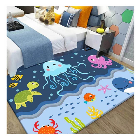 Alfombra Infantil Sala Estar 80x120 cm Medusa