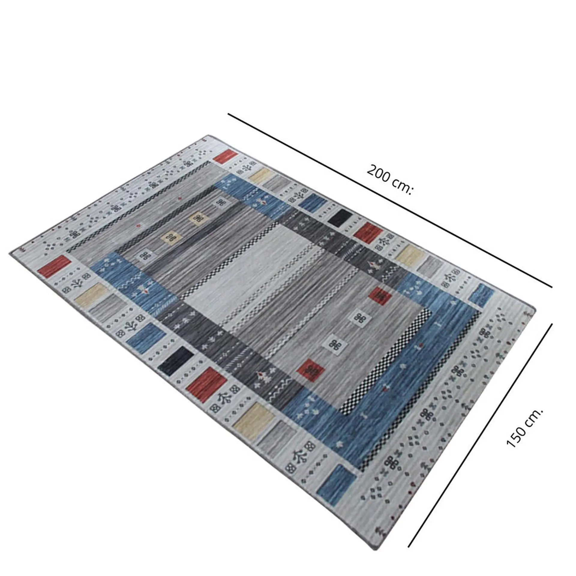 Alfombra Living Grande Estampada 150x200 cm Capadoccia 4