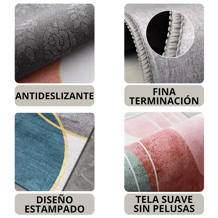Alfombra Living Sala Estar 120x160 cm Lido 5