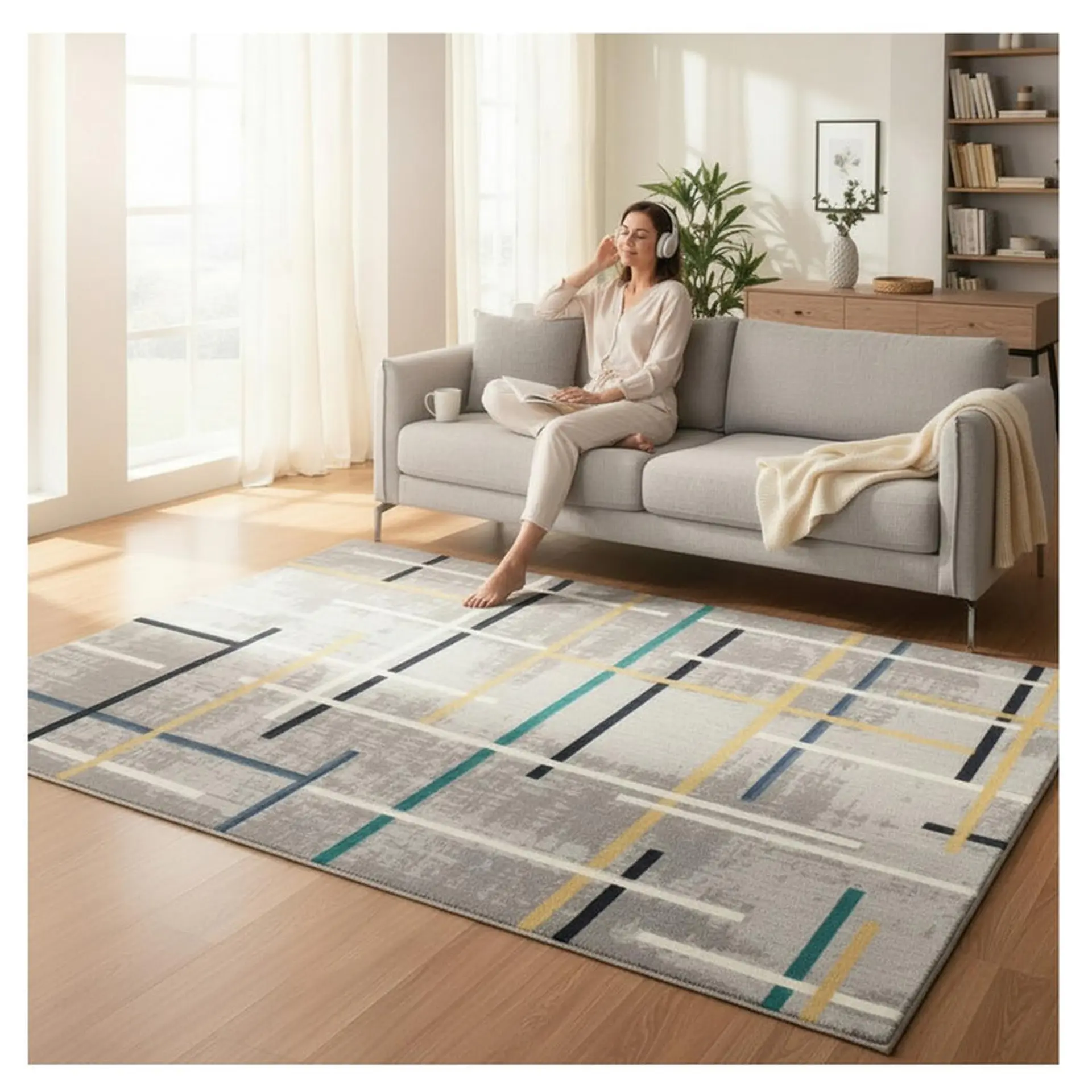 Alfombra Living Estampada 120x160 cm Gala 2