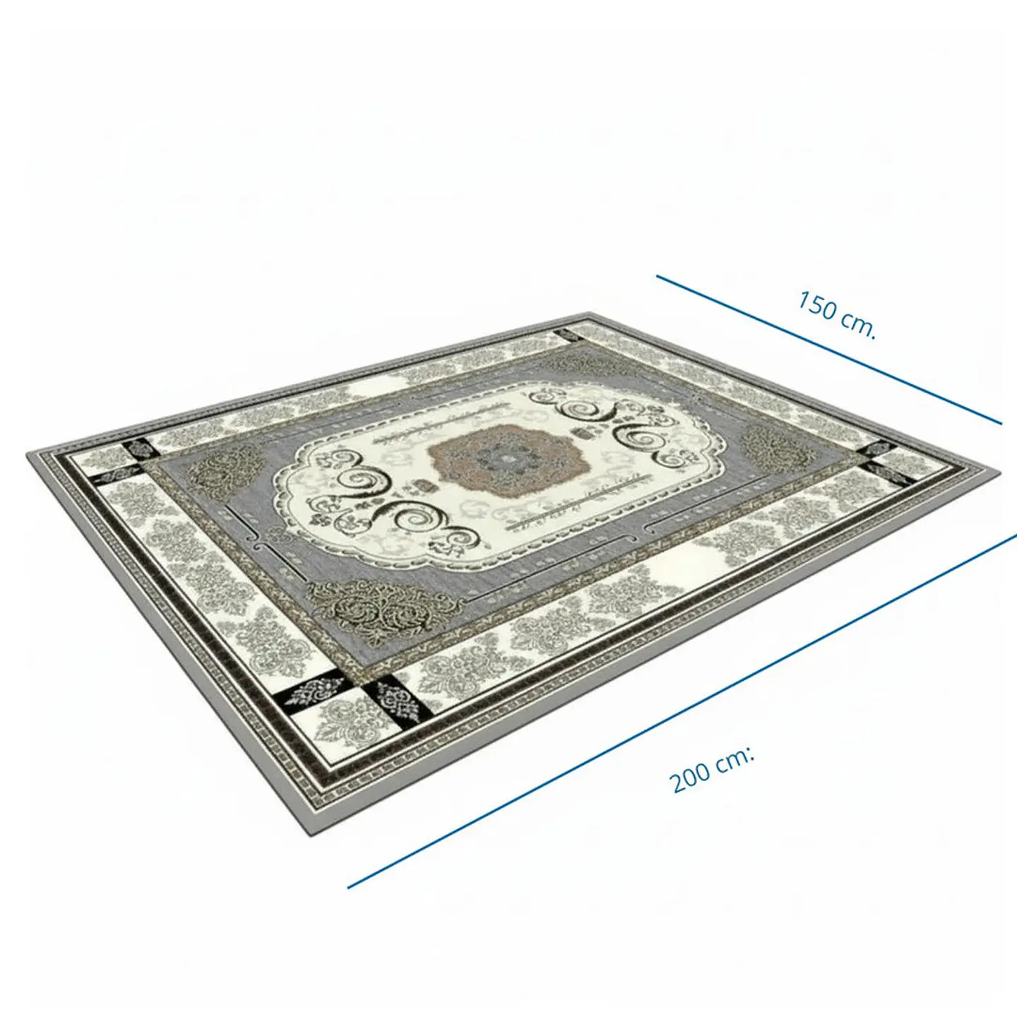 Alfombra Living Sala Estar Grande 150x200 cm Canakkale 4