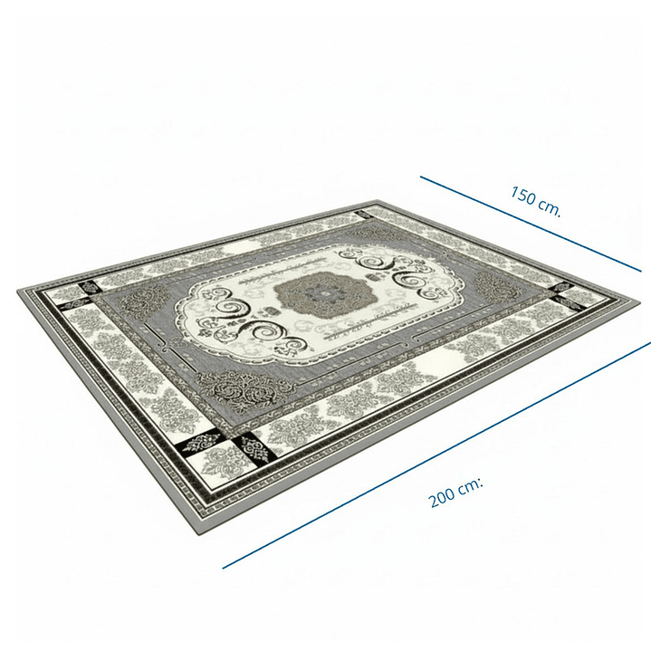 Alfombra Living Sala Estar Grande 150x200 cm Canakkale 4