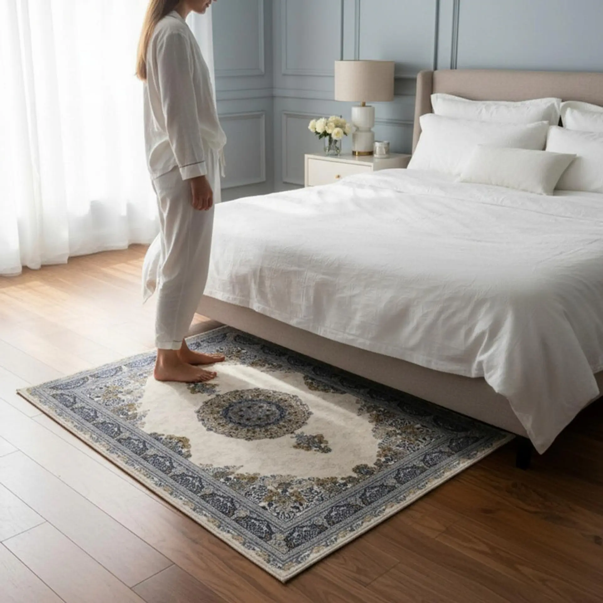Alfombra Bajada Cama Estampada 60x100 cm Barcelona 4
