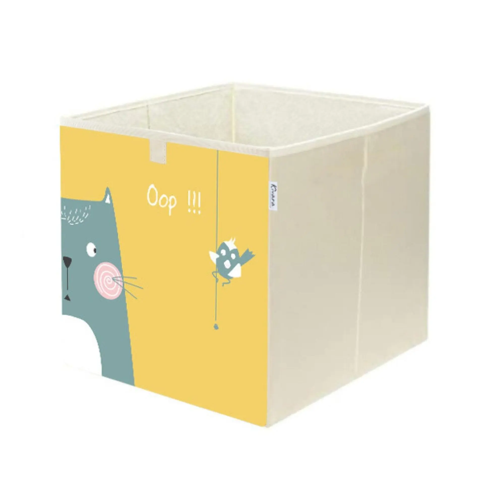 Caja Organizador Juguetes Ropa Infantil Kivara Gato Oop 1