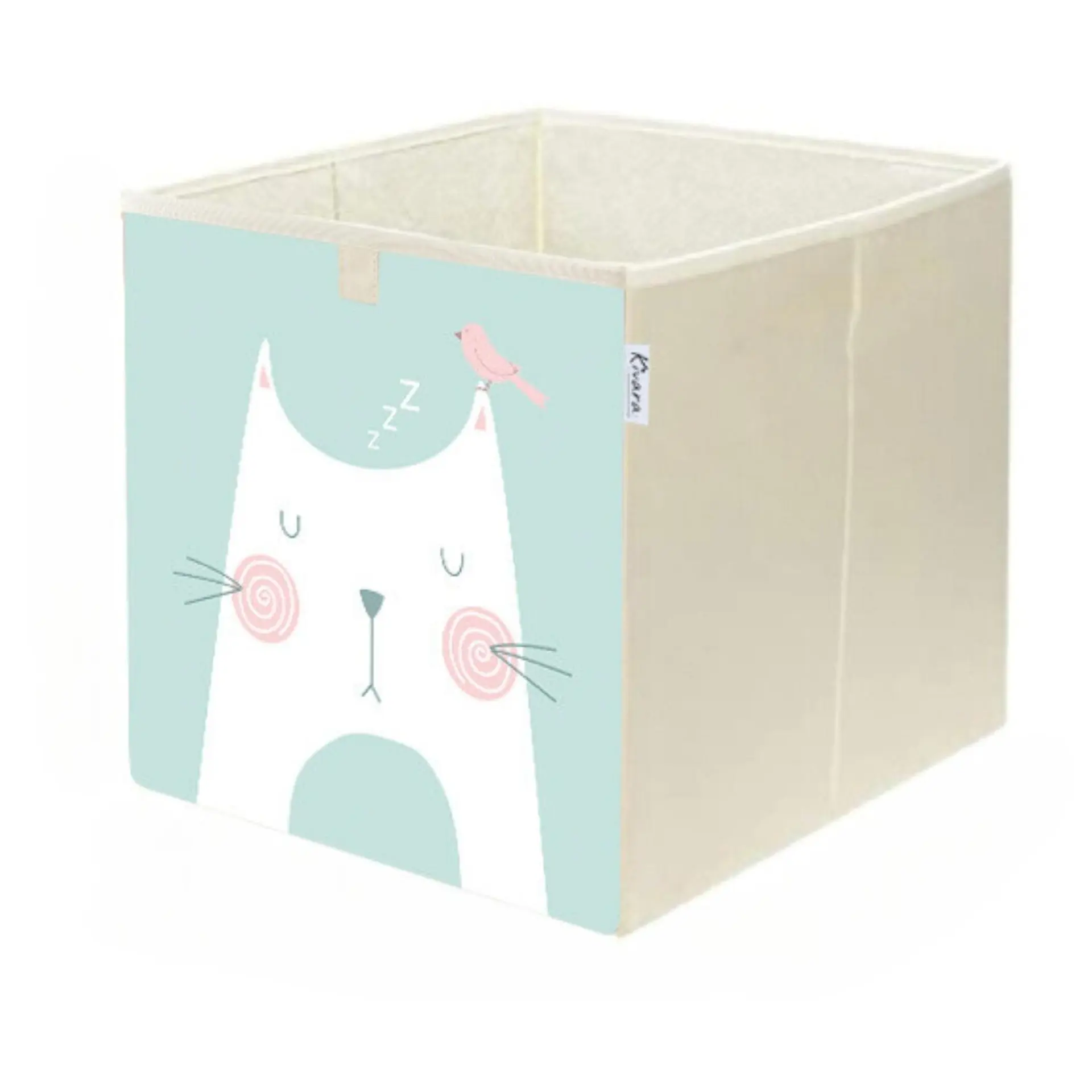 Caja Organizador Juguetes Ropa Infantil Kivara Gato Zzz 1