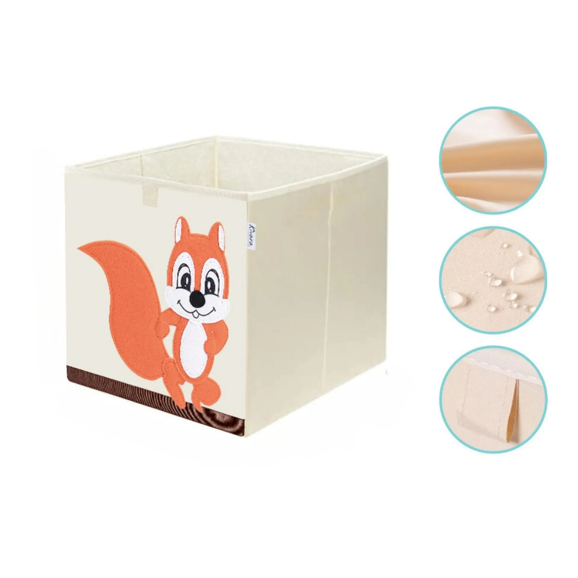 Caja Organizador Juguetes Ropa Infantil Kivara Ardilla 2