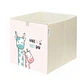 Caja Organizador Juguetes Ropa Infantil Kivara Jirafas - Miniatura 1