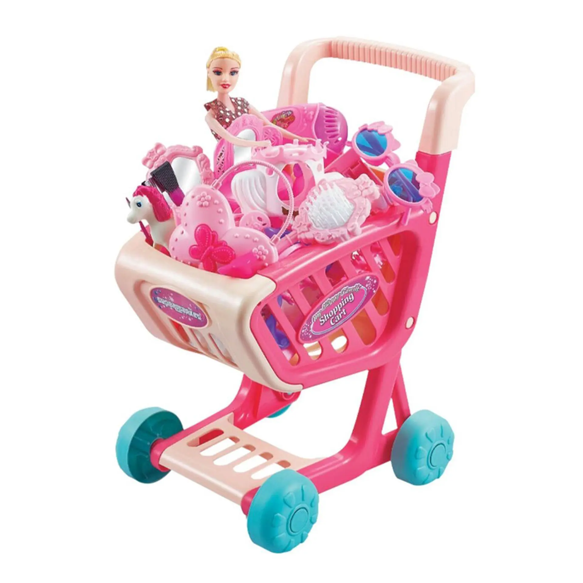 Carro Supermercado Juguete Carrito Compras 28 Piezas 1