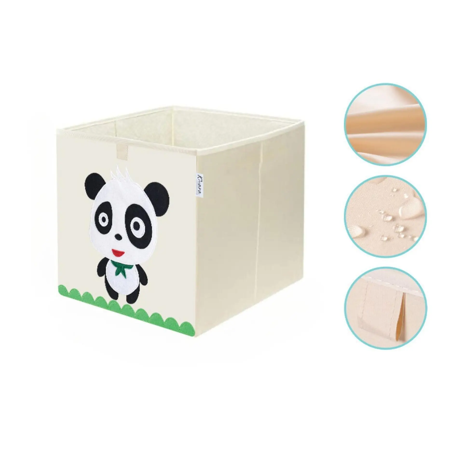 Caja Organizador Juguetes Ropa Infantil Kivara Oso Panda 2