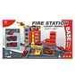 Juego Pista de Autos Estacionamiento Bomberos con Vehículos - Miniatura 1