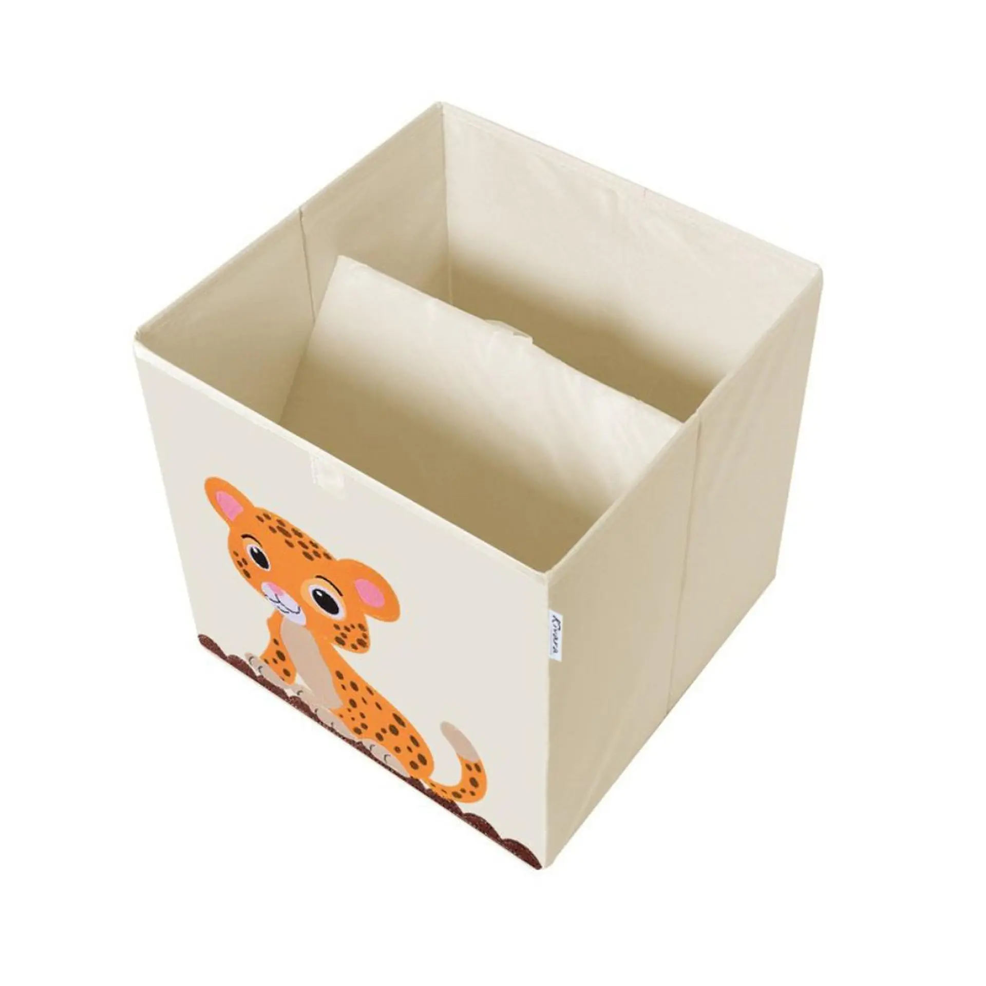 Caja Organizador Juguetes Ropa Infantil Kivara Leopardo 3
