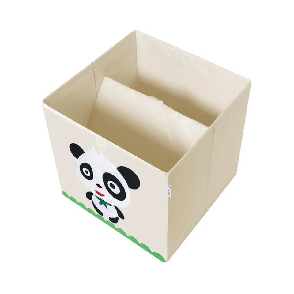 Caja Organizador Juguetes Ropa Infantil Kivara Oso Panda 3