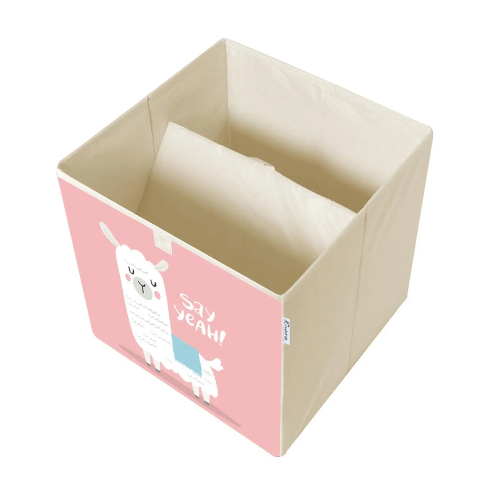 Caja Organizador Juguetes Ropa Infantil Kivara Llama Yeah 3