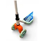 Scooter Infantil 4 Ruedas Ajustable Niño Estable Azul - Miniatura 1