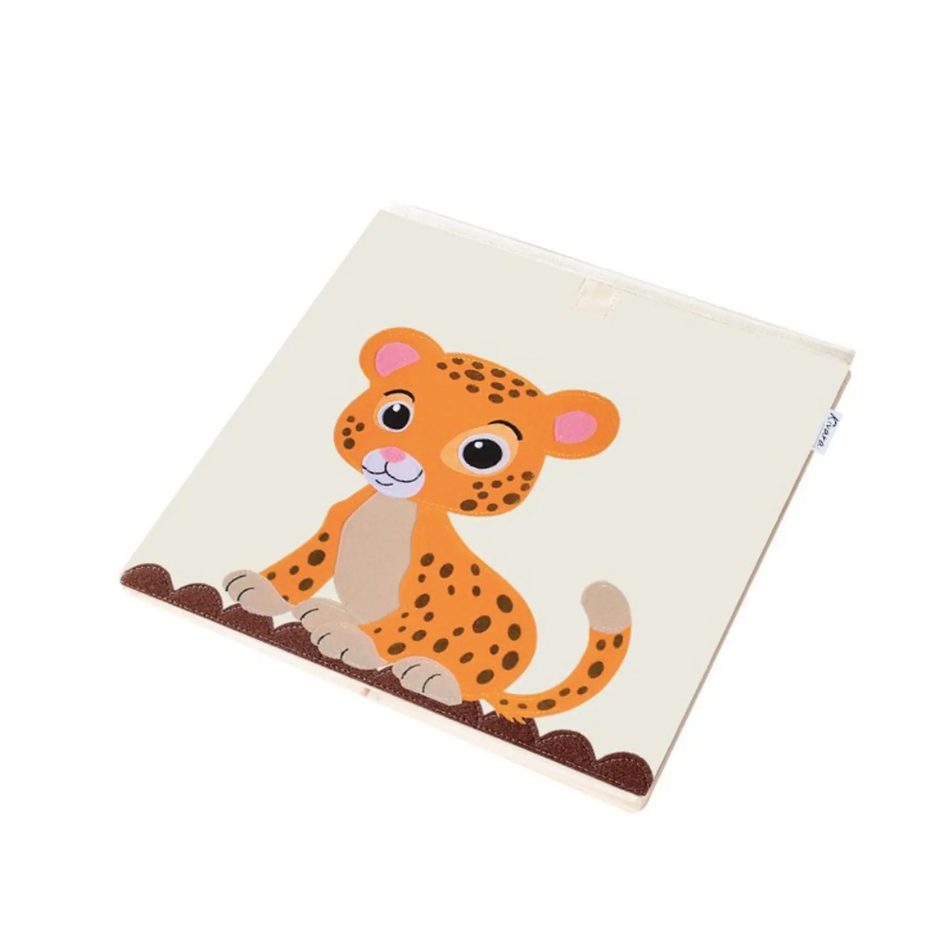 Caja Organizador Juguetes Ropa Infantil Kivara Leopardo 4