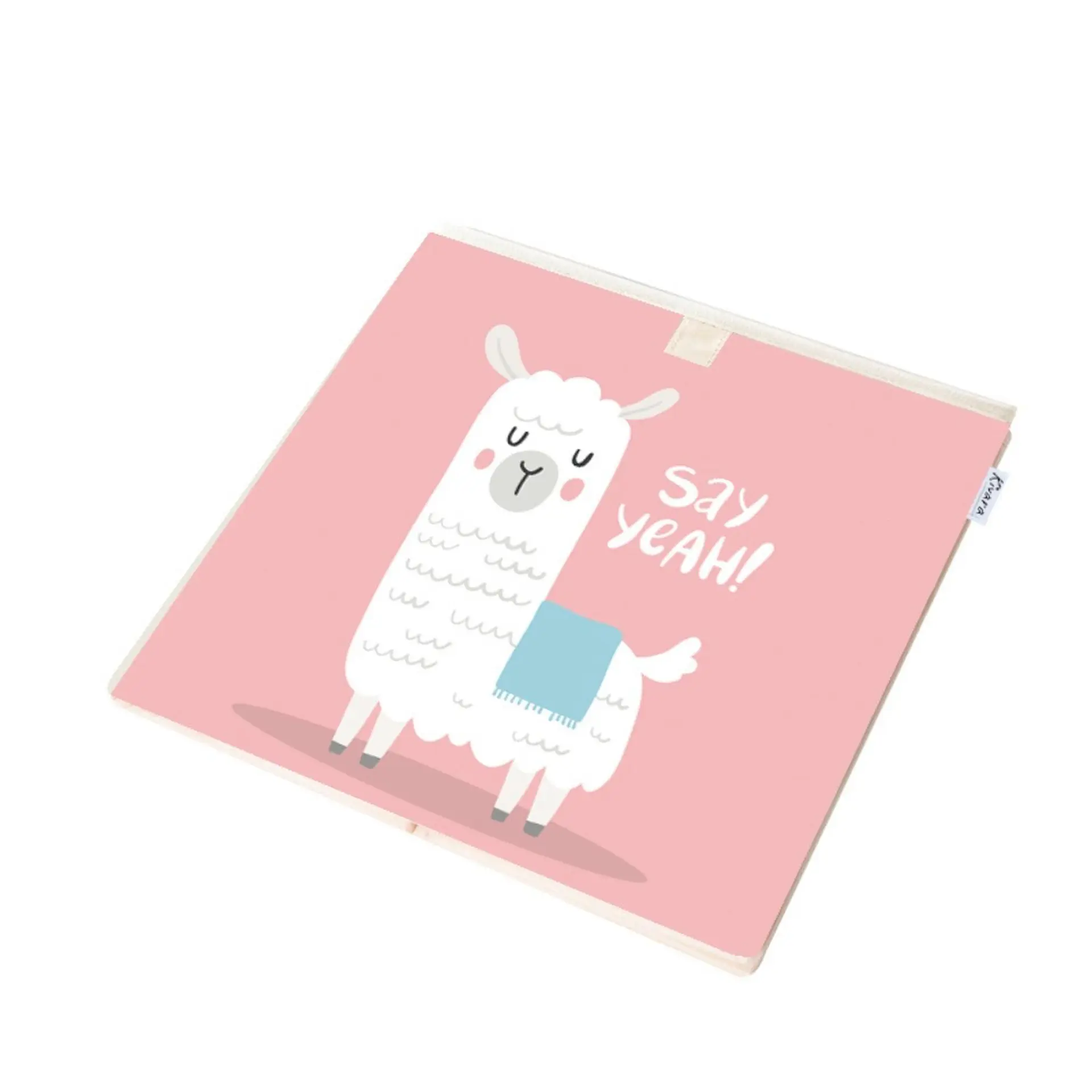 Caja Organizador Juguetes Ropa Infantil Kivara Llama Yeah 4