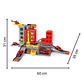 Juego Pista de Autos Estacionamiento Bomberos con Vehículos - Miniatura 3
