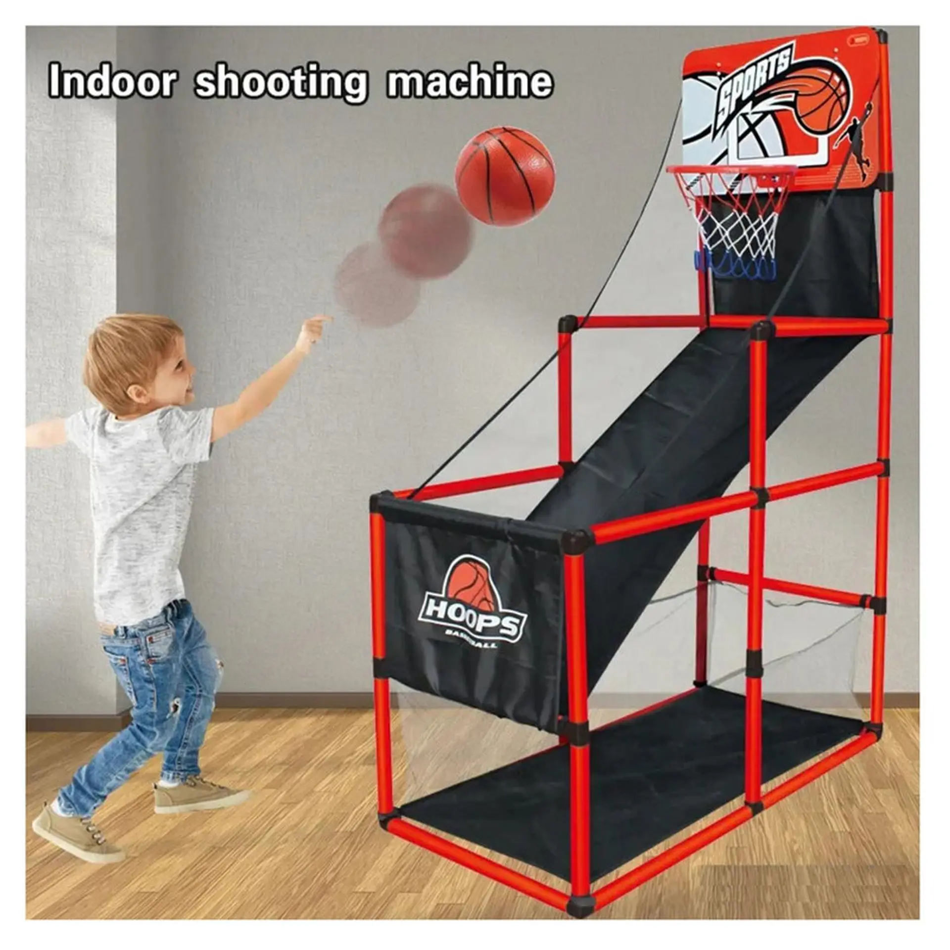Juego de Básquet Infantil con Aro y Pelota 3