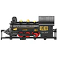 Tren De Juguete Pista 4 Vagones Bomberos Luz Sonido Humo - Miniatura 2