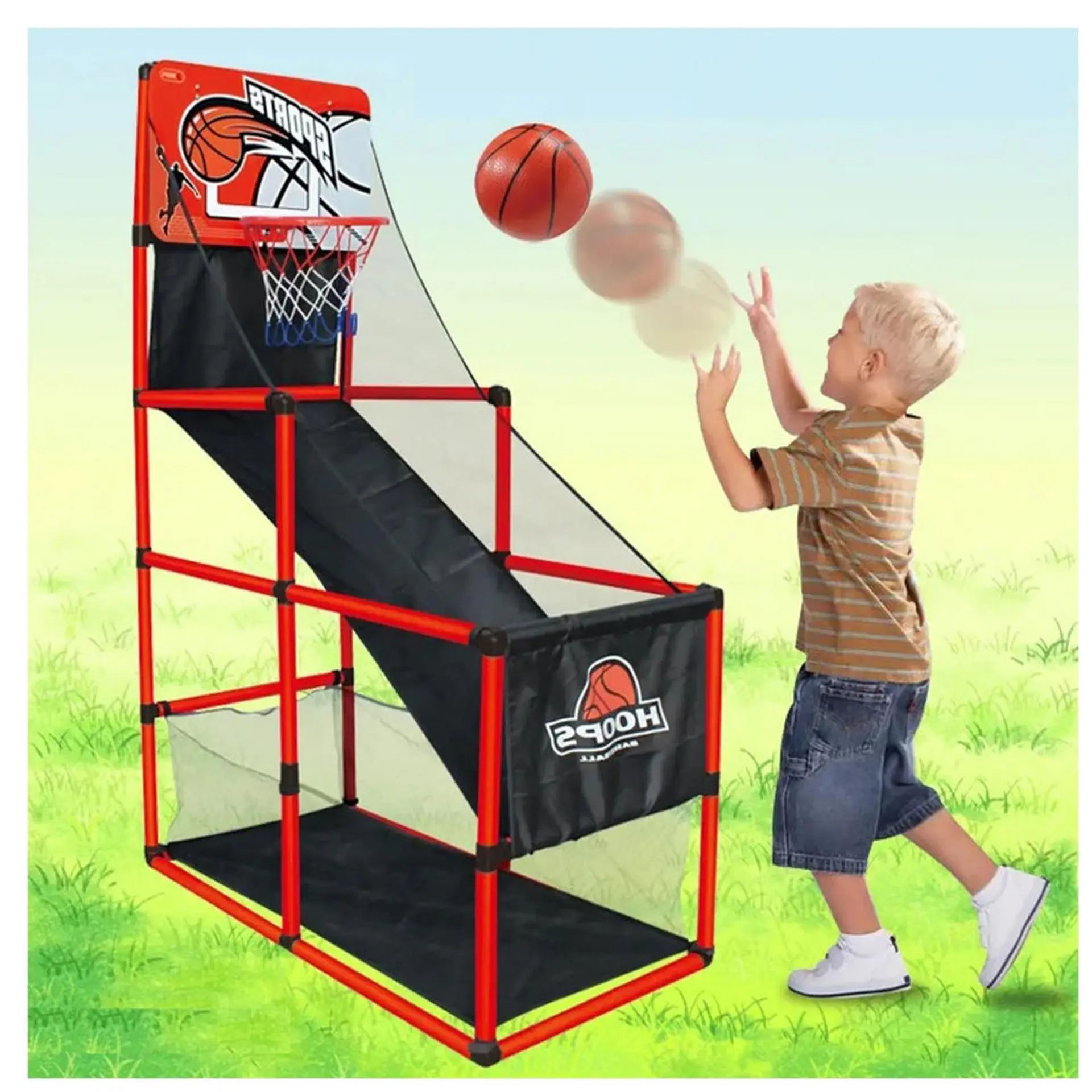 Juego de Básquet Infantil con Aro y Pelota 4