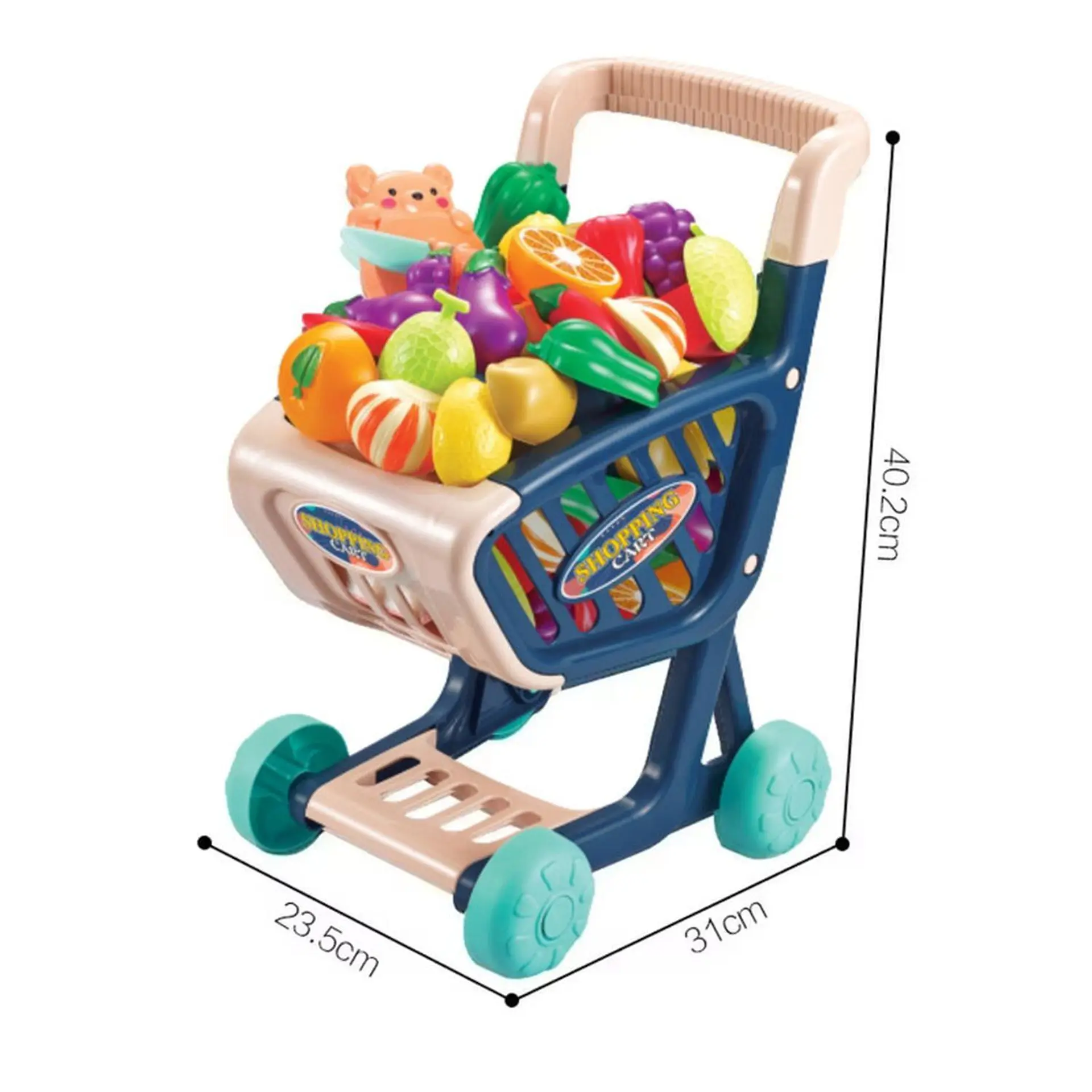 Carro Supermercado Juguete Carrito Compras 36 Piezas 6
