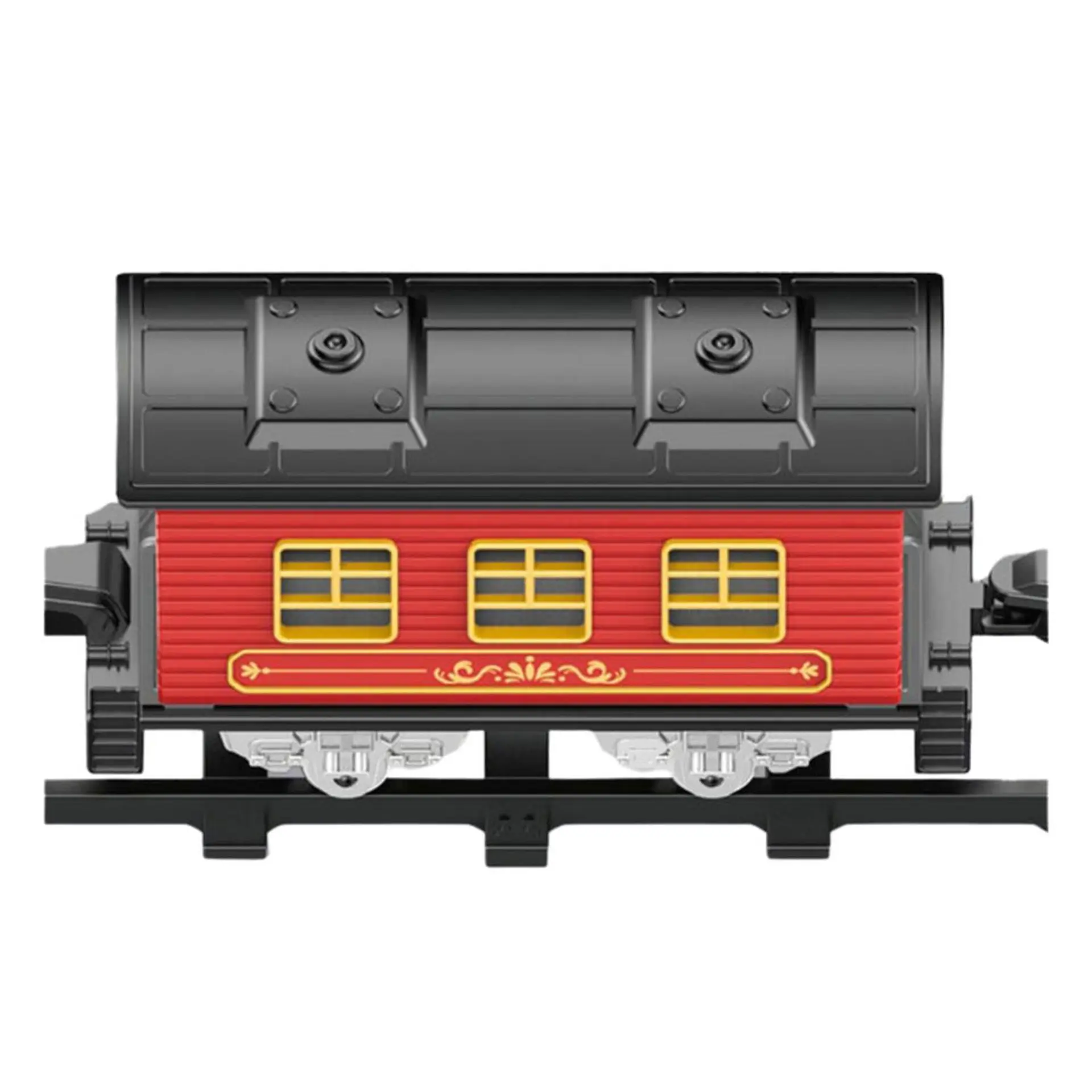 Tren De Juguete Pista 4 Vagones Bomberos Luz Sonido Humo 4