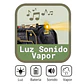 Tren De Juguete Pista 3 Vagones Camiones Luz Sonido Humo - Miniatura 6