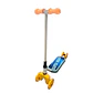 Scooter Infantil 4 Ruedas Ajustable Niño Estable Celeste - Miniatura 8
