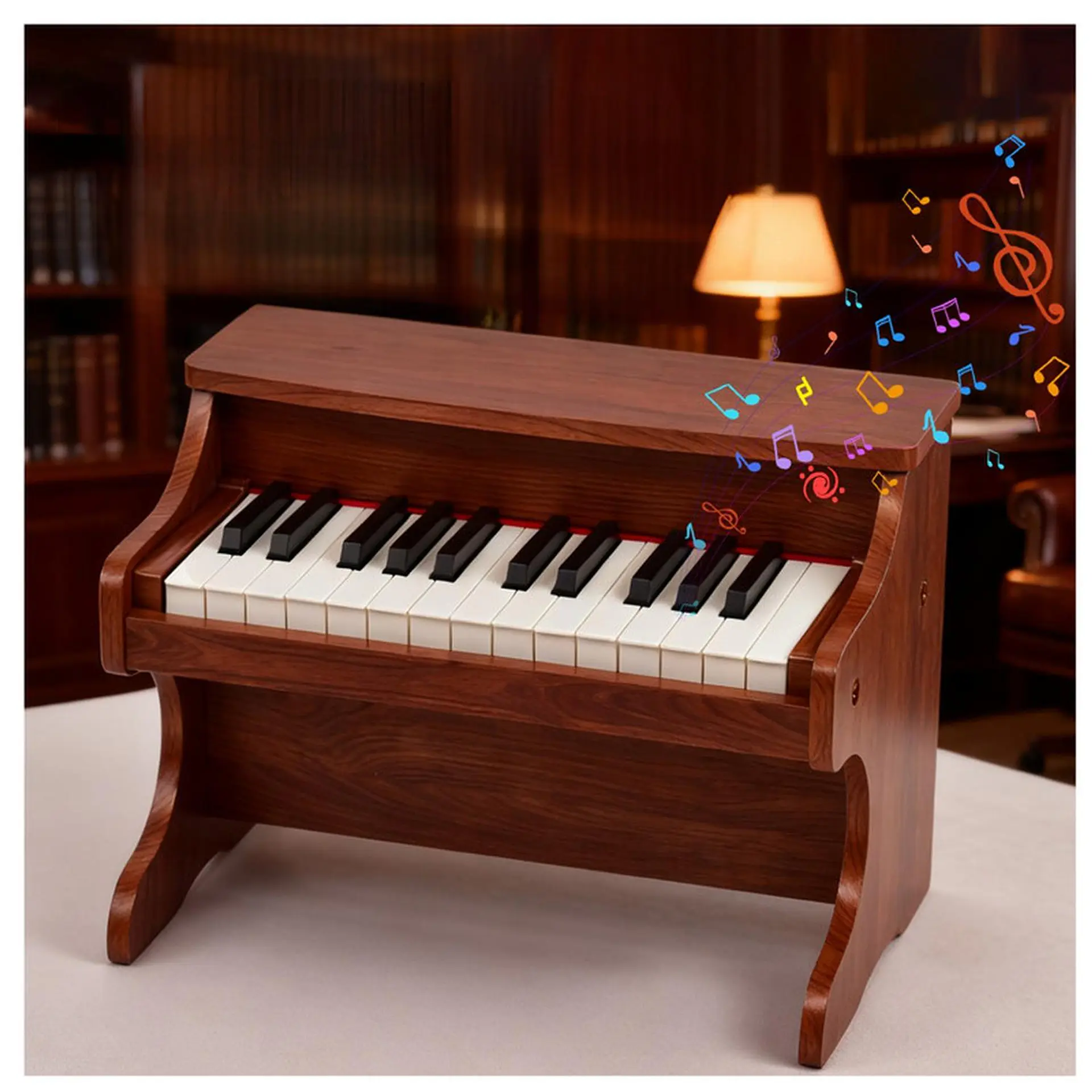 Piano Infantil Madera Juguete Musical 25 Teclas 8