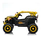 Auto Eléctrico Infantil Buggy Nitro Batería Control Amarillo - Miniatura 3