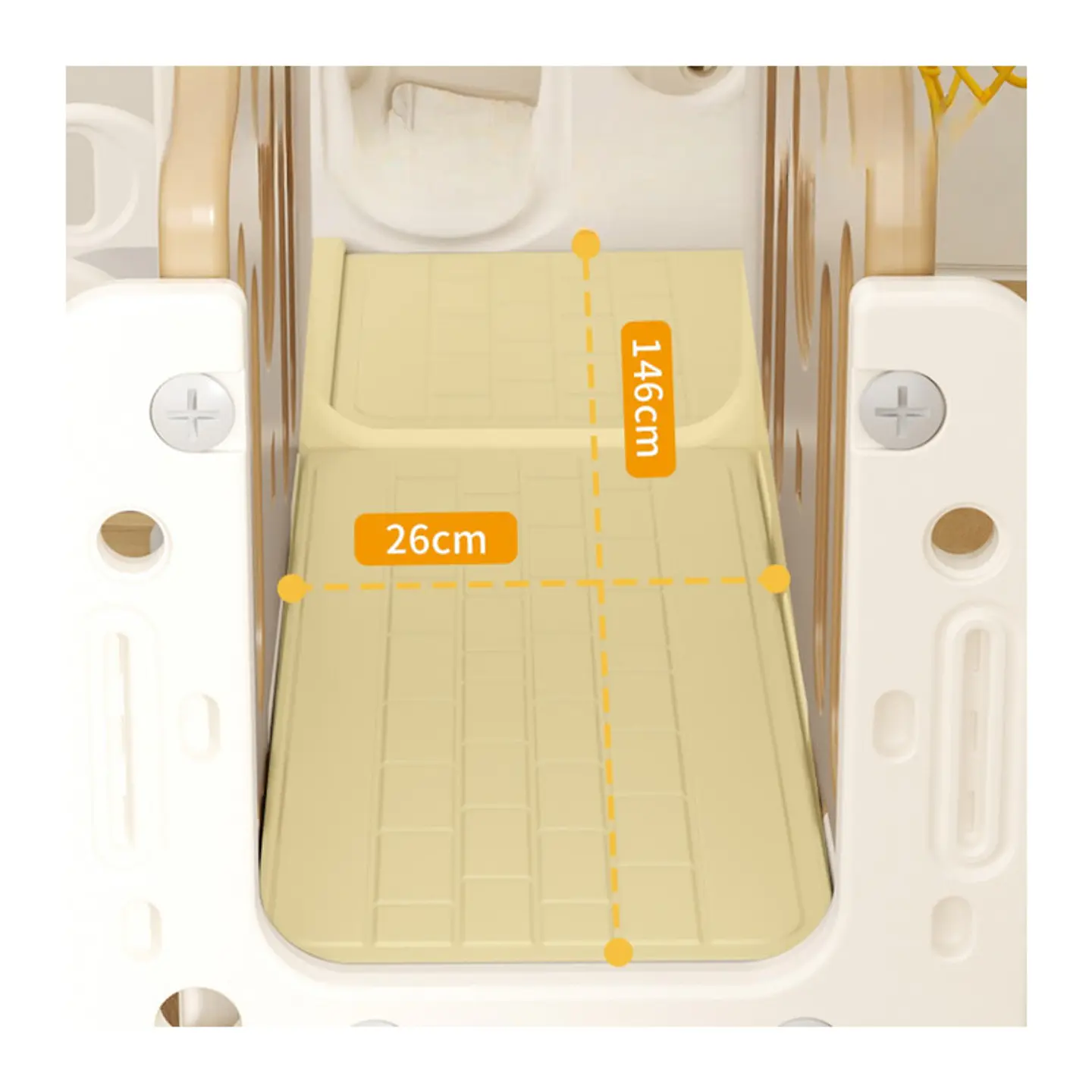 Juego Resbalin Infantil Torre Escalera y Aro Coffee Elf 7
