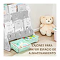 Biblioteca Infantil Estante Organizador Libros Con Cajones - Miniatura 8