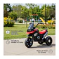 Auto Eléctrico Infantil Moto Racer Batería Roja - Miniatura 5